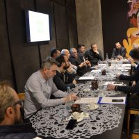 Sastanak članova UP Pozitiv s norveškim poduzetnikom Andresom Folkmanom, 7.3.2019.