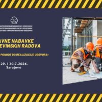 Poziv na edukaciju „Javne nabavke građevinskih radova – od pripreme ponude do realizacije ugovora“