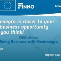 Poziv na FINNO webinar: Otkrijte poslovne, investicione i partnerske prilike u Crnoj Gori